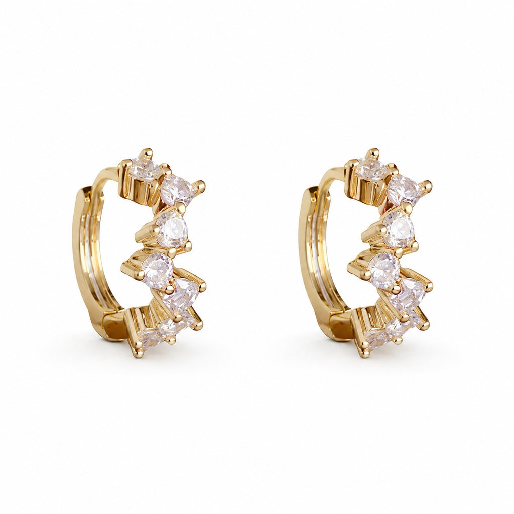 Aria Wave Huggie Earrings