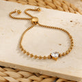 Cora Heart Bracelet