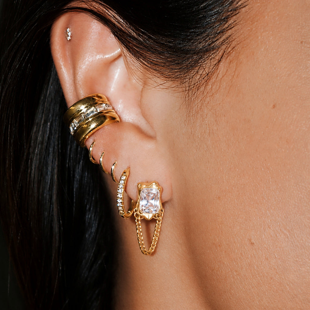 Amara Chain Drop Earrings
