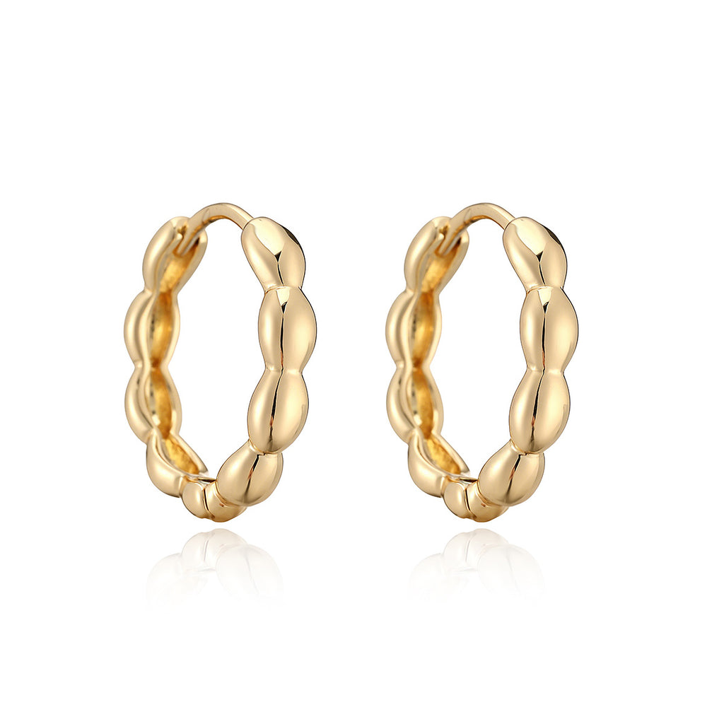 Mira Twist Hoop Earrings