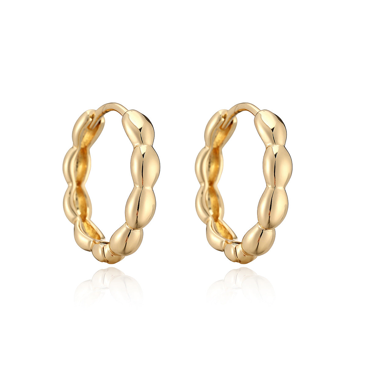 Mira Twist Hoop Earrings
