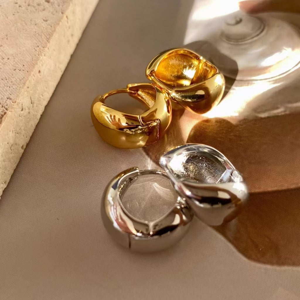 Sloane Teardrop Huggie Earrings
